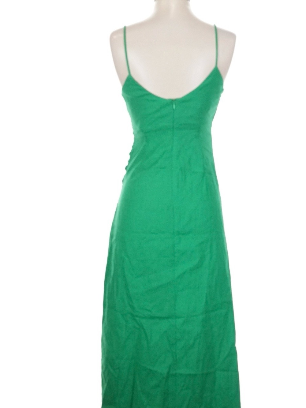 Zara Emerald Green Spaghetti-Strap Maxi Dress - Picture 2 of 6
